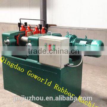 Xk-160 lab rubber two roll mill / two roll open rubber mixing mill with CE goworld