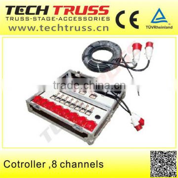 electric hoist controller with 8 channels for truss tower system