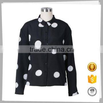 Garments Supplier New Fitness Ladies' Chiffon Blouse