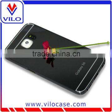 Hot Selling Aluminum Frame Bumper Case With Acylic Back Cover for Samsung S6 photo-4