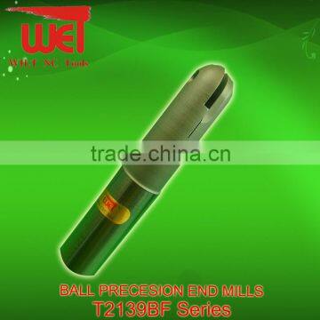 Ball Nose Precesion End Mills for T2139BF Series with inserts P3200