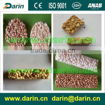 Automatic cereal candy bar making machine/puffed rice ball forming machine