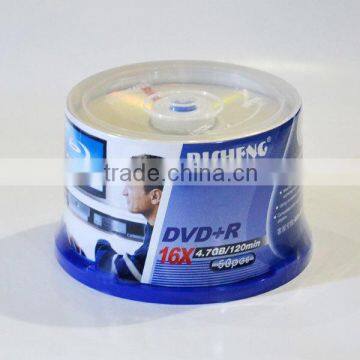 RISENG blank 16x 4.7GB 120MINs disk dvd/wholesale dvd blank disc/offset printing princo blank dvd