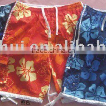 Fashion beach printed cotton shorts pantsNX-2911