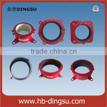 100% material steel pipe firestop collar