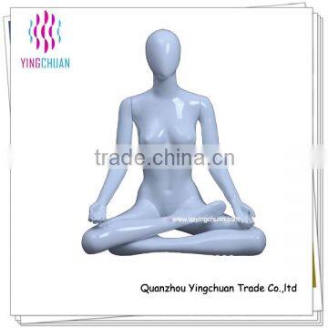 Display props female woman full body sitting yoga mannequin