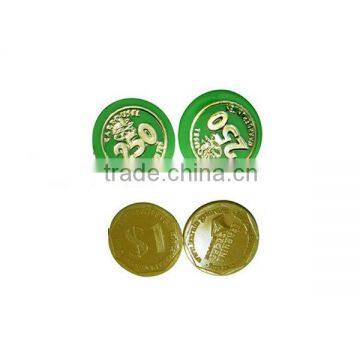 Custom plastic game tokens Plastic Coin/commemorative coin