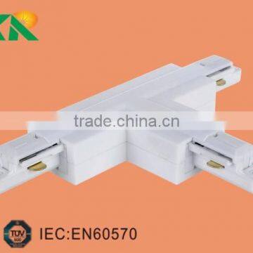 Dongguan lighting track accessories electrical T Connector for lighting