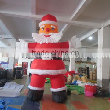 Big inflatable outdoor father christmas / inflatable santa for promotion