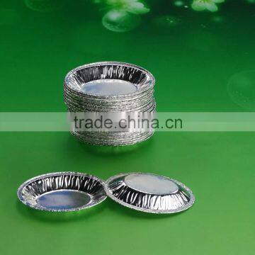 aluminium foil food containers oval cake pans aluminum cup egg tart tray disposable cup/aluminum foil muffin pan