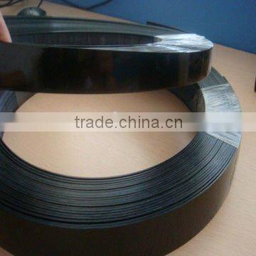 popular selling 2*19mm solid black colour pvc edge banding of panel