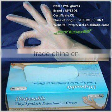 Disposable Iranslucent PVC glove