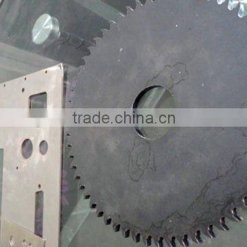 high speed CNC laser cutting hardened materials/steel sawtooth parts