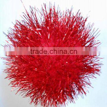 Party Decoration Acessories Glitter Christmas Pompoms