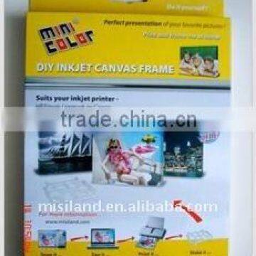 DIY inkjet photo canvas frame