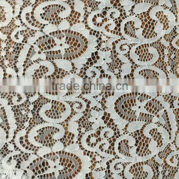 nylon spandex knitted fabric for lace dress factory sale