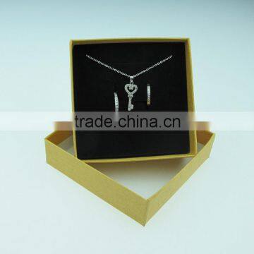 Custom Plain White Necklace Gift Box Jewelry Box for Ring Necklace photo-6