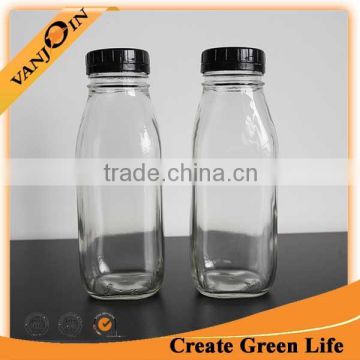 French Square Juice 500ml Glass Bottles Wholesale