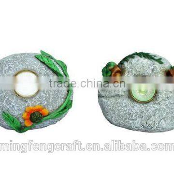 Garden Resin Stone Solar Light