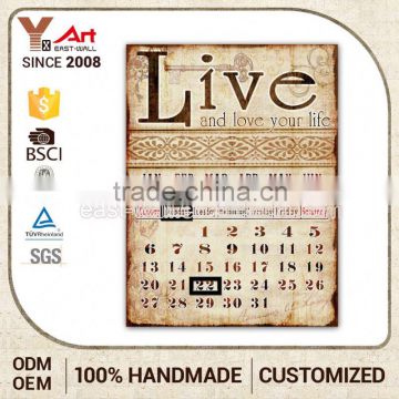 Best Quality Humanized Design Calendar Headstone Memorial Plaques Decorative Wall Hanging Art And Craft