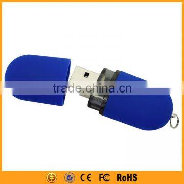 Custom Plastic 8GB 16GB USB 2.0 pendriver pill shape