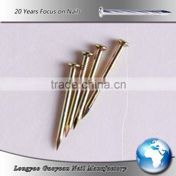 factory price concrete nails steel with colourful surface