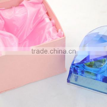 crystal music box with high-end crystal material pull string music box for toys