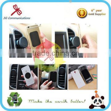 2015 hot sale !360 rotating degree magnetic cell phone car holder for iphone samsung