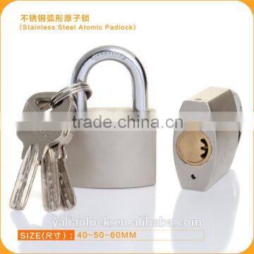 China Best Selling Stainless Steel Padlock With Atomic Key