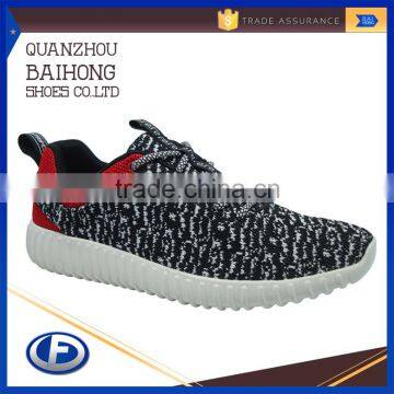 wholesale fashion custom flyknit shoes men sport shoes brand