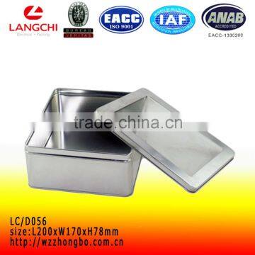 set of 3 book shape metal box