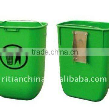 50L HDPE wall mounted trash bin/can