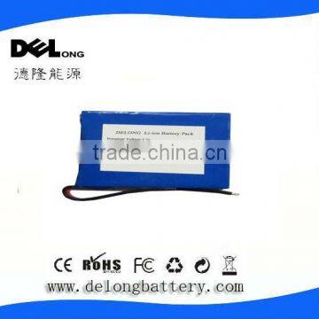 Li-ion polymer battery for led light 3.7v 1800mah