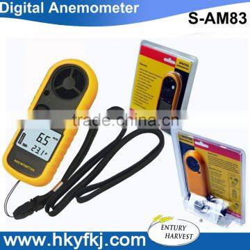 Wind speed meter temperature measuring wind vane anemometro portable anemometro