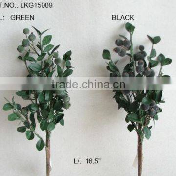 2014 New 16.5" Artificial Fall Plastic Leaf Flower Pick