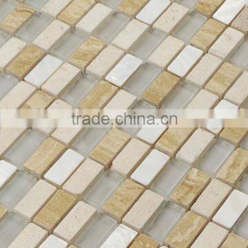 Wall Tile and Bordered Tile Crystal Glass Mosaic Tile GS1532