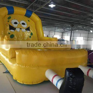 Chiristmas Santa yellow inflatable bouncer jumper for kids and adults, inflatable jumper, inflatable castle