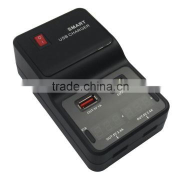 4 usb Travel charger smart charger wall travel charger usb charging port power adapter