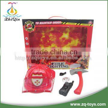 Plastic toys fire control fire fighter play set fire rescue play set