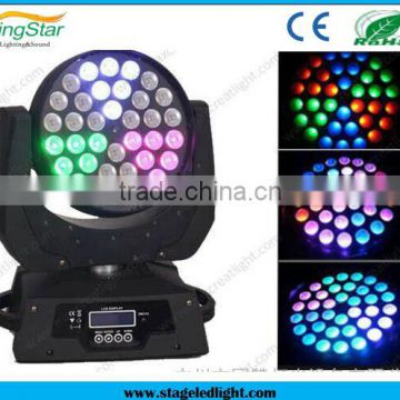 RGBW 4IN1 LEDs Zoom Cheapest new style moving head wash 36x10w light