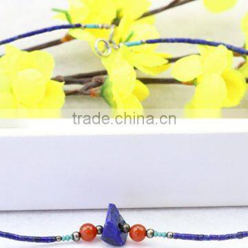 Fashion Lapis Lazuli Gemstone Necklace photo-3