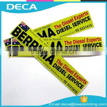 Weather Resistant Vinyl Custom Bumper Sticker Personalized Car Sticker Printing With Your Sticker Design photo-6