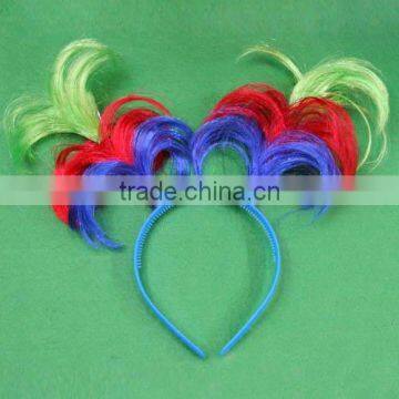 Love Headband Color is Blue Headband Winter Hairband Hair Band photo-3