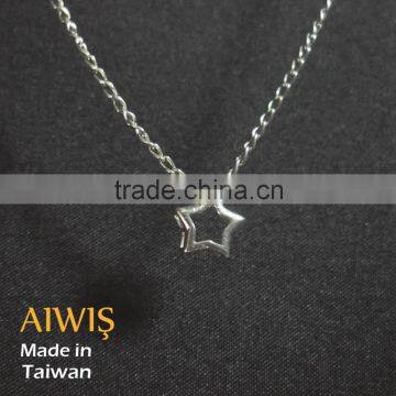 Manual Five Pointed Star 925 Silver Necklaces Jewelry photo-5