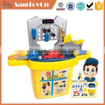 Popular tool stand set plastic tool toy for kids