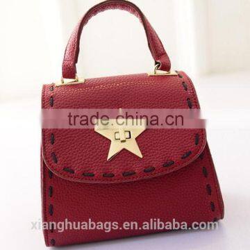 famous ladies leather bag fashion handbag women