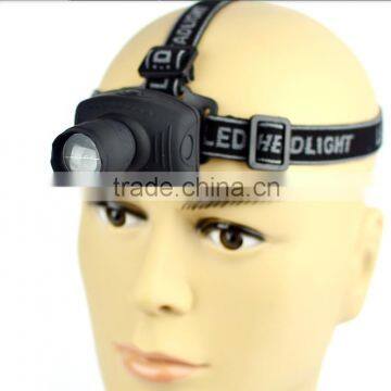 T27B Waterproof 1W LED Headlight Light Headlamp Head Lamp Flashlight 3 Modes photo-2