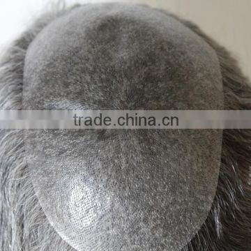 PU lace toupee