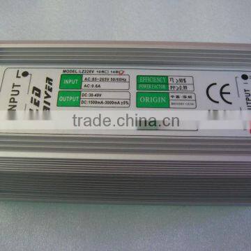 1500mA Constant current led driver 98W Waterproof ac/dc power supply