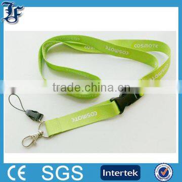 custom polyester lanyard silk screen printing